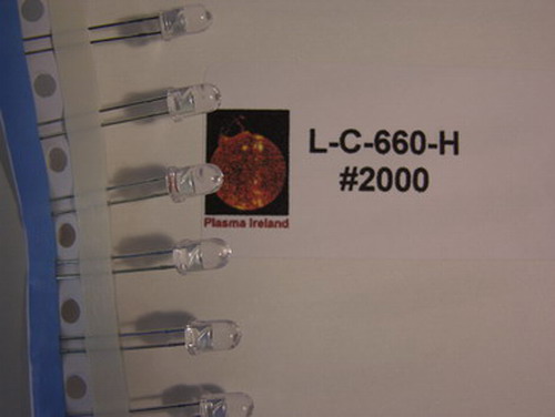 2000 Plasma Ireland LC660H 660nm .2 Red LEDs  